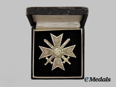 Germany, Wehrmacht. A War Merit Cross, I Class with Swords and Case, by Julius Bauer & Söhne