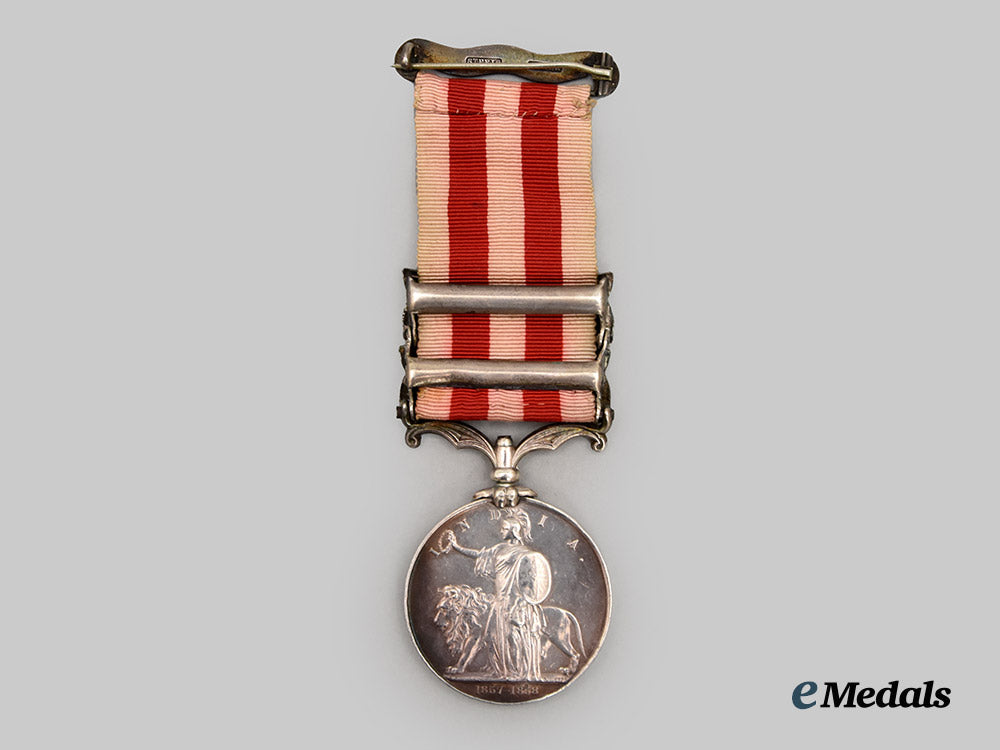 united_kingdom._an_indian_mutiny_medal1857-1858,_to_samuel_j._ward,3rd_battalion,_rifle_brigade___m_n_c7290