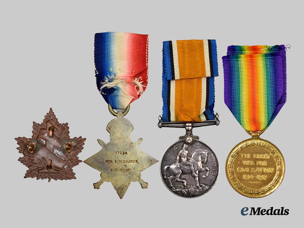 canada,_c_e_f._a_first_war_medal_group_to_l/_cpl_e._richards,7th_canadian_infantry___m_n_c7404