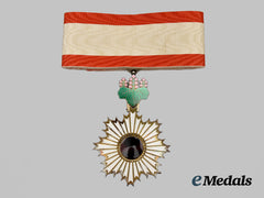 Japan, Empire. An Order of the Rising Sun, I Class Badge, with Sash for Ladies