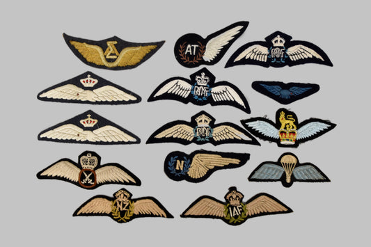 international._a_lot_of_fourteen_cloth_military_wings___m_n_c7624