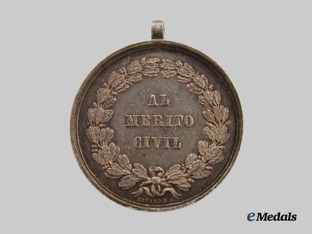 mexico,_kingdom._a_civil_merit_medal,_silver_grade,_c.1865___m_n_c7657