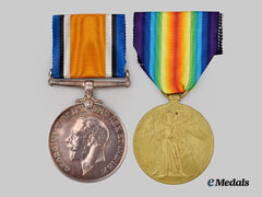 Canada, CEF. A First War Pair to Pt. Hutchinson, 44th Infantry, Wounded at Amiens during the Hundred Days Offensive, August 1918