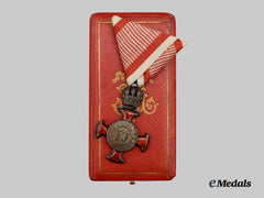 Austria, Imperial. An 1849 Merit Cross, III Class with Case, by V. Mayer