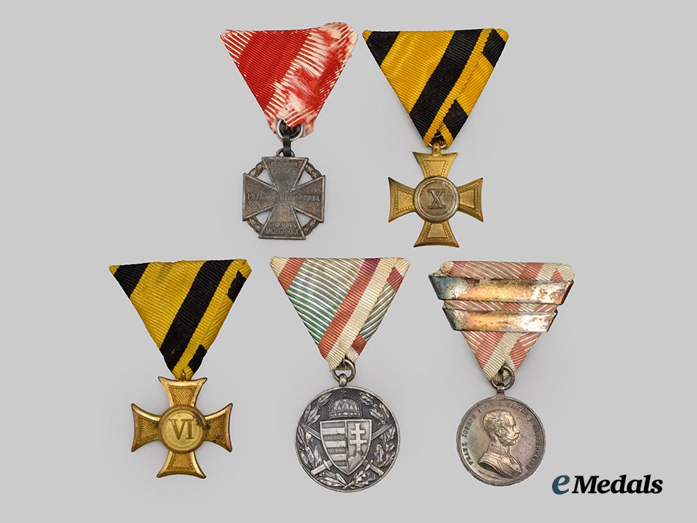 austria,_imperial._a_lot_of_five_medals___m_n_c7830