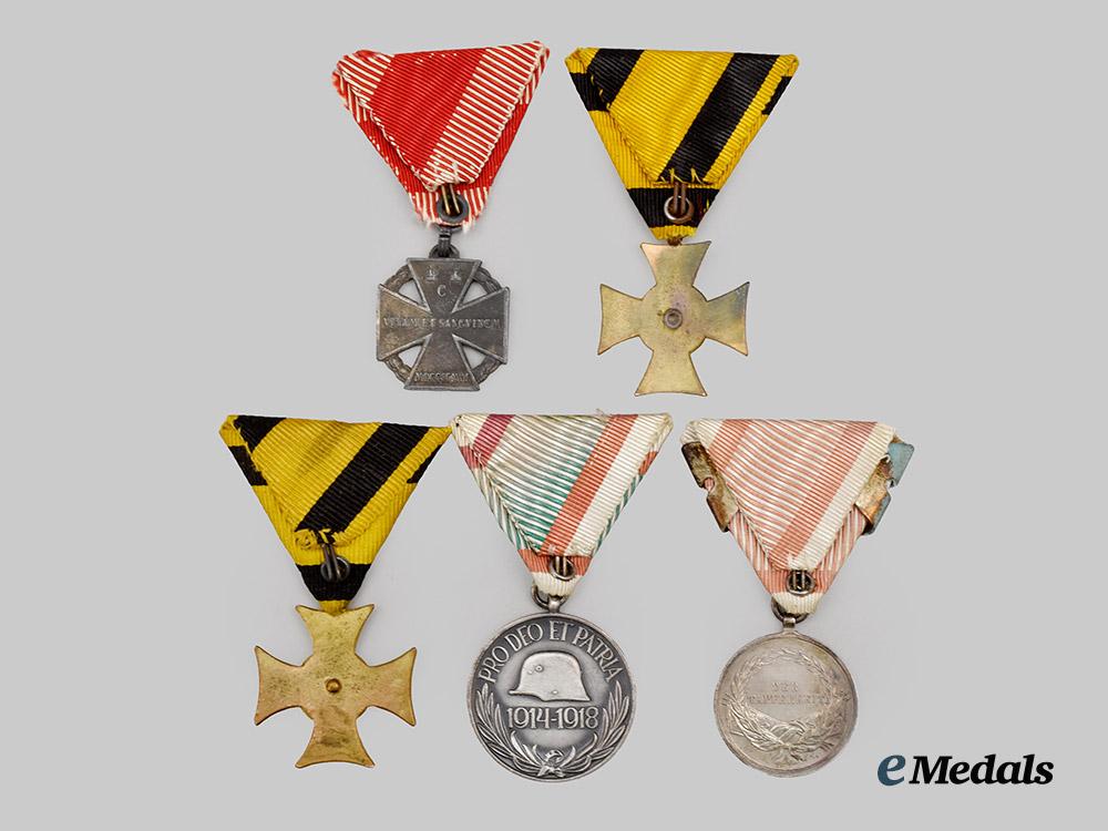 austria,_imperial._a_lot_of_five_medals___m_n_c7834