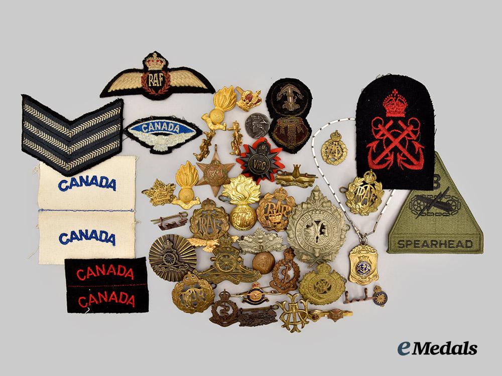 canada,_commonwealth._a_large_mixed_lot_of_canadian_insignia_and_badges___m_n_c7924