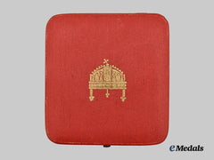 Hungary, Kingdom. An Order of Merit Officer's Cross Case