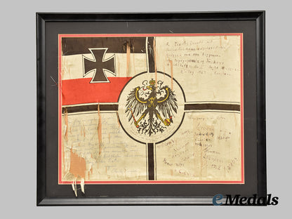 germany,_imperial._a_presentation_flag_signed_by_the_surviving_members_of_von_the_flying_circus___m_n_c8155