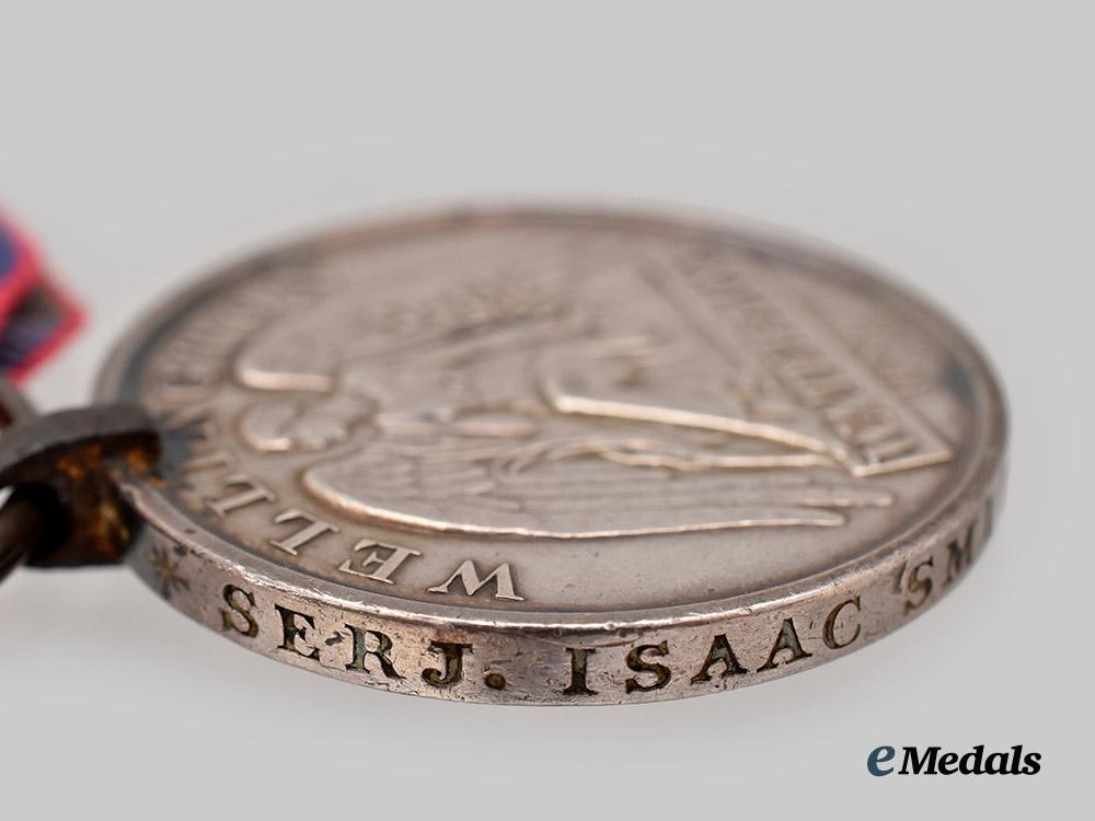 united_kingdom._a_waterloo_medal_to_serjeant_isaac_smith,3rd_battalion,14th_regiment_of_foot___m_n_c8221-a