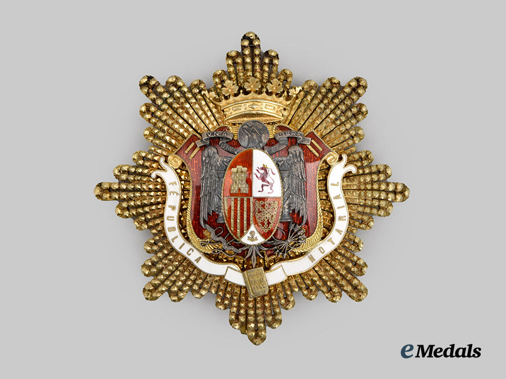 spain,_spanish_state._a_rare_notarial_merit_award_for_chief_of_federal_justice,_c.1940___m_n_c8231