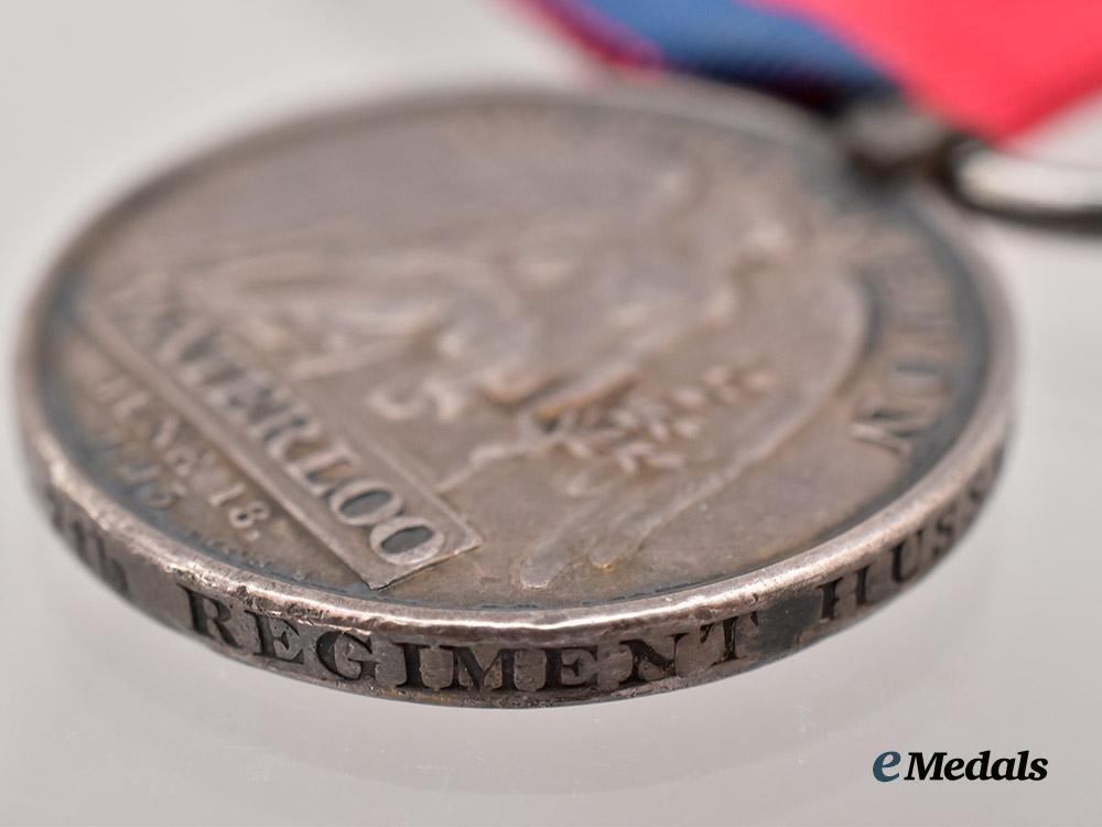 united_kingdom._a_waterloo_and_general_military_service_medal_to_george_charlwood,7th_regt_hussars___m_n_c8248