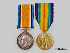 Canada, CEF. A First War Pair to Acting Lieutenant Corporal Greenlees, Cyclist Battalion