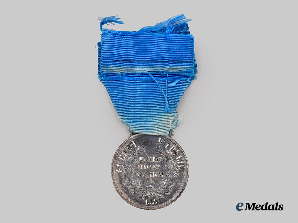 italy,_kingdom._an1859_al_valore_militare_medal_to_nicoleau_sergent,85e_ligne___m_n_c8331