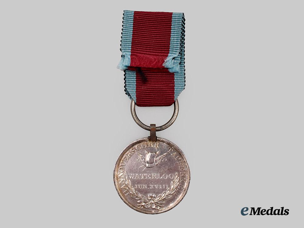 hannover,_kingdom._a_waterloo_medal_to_soldat_andreas_luthin,_landwehr_battalion_osterode,1815___m_n_c8351