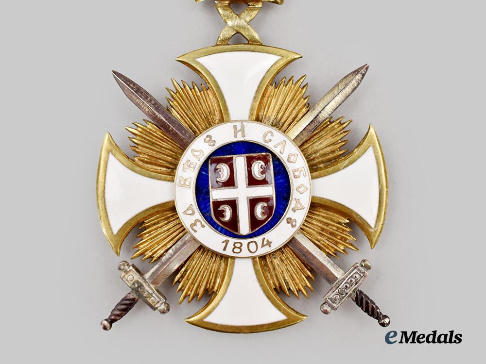 serbia,_kingdom._a_scarce_order_of_the_karađorđe’s_star,_i_i_i_class_commander,_with_swords,_c.1917___m_n_c8351