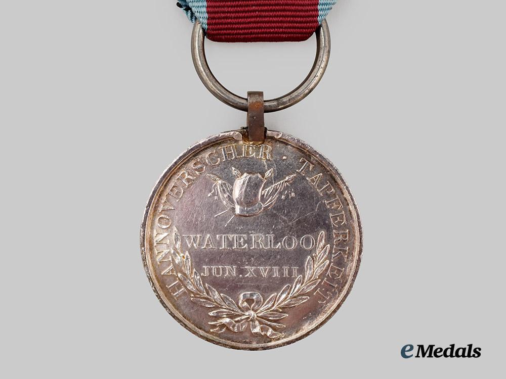 hannover,_kingdom._a_waterloo_medal_to_soldat_andreas_luthin,_landwehr_battalion_osterode,1815___m_n_c8352
