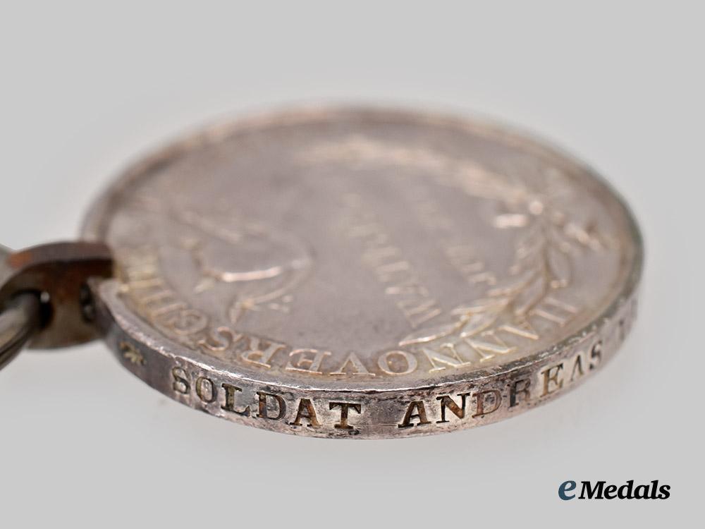 hannover,_kingdom._a_waterloo_medal_to_soldat_andreas_luthin,_landwehr_battalion_osterode,1815___m_n_c8353
