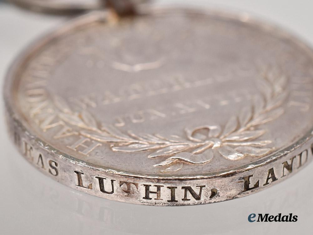 hannover,_kingdom._a_waterloo_medal_to_soldat_andreas_luthin,_landwehr_battalion_osterode,1815___m_n_c8354