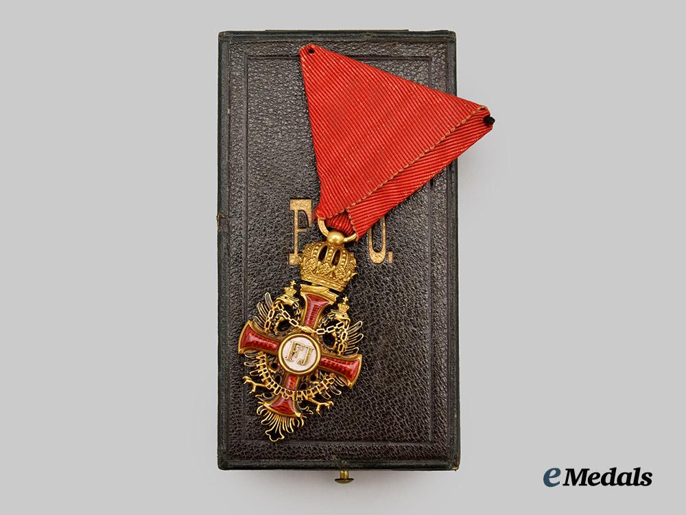 austria,_imperial._an_order_of_franz_joseph,_knight’s_cross_with_case_by_v._mayer’s_söhne,_to_the_von_kussevich_family___m_n_c8399