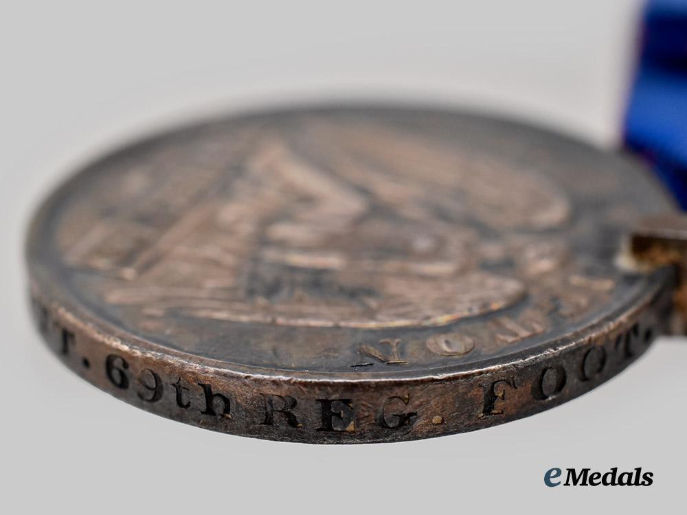 united_kingdom._a_waterloo_medal_to_lieutenant_christopher_busteed,2nd_battalion,69th_regiment_of_foot,_wounded_at_waterloo___m_n_c8406