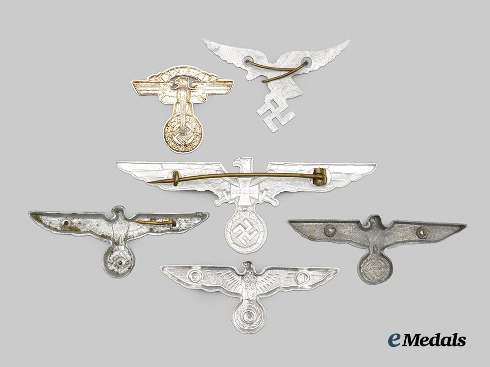 germany,_third_reich._a_mixed_lot_of_eagle_insignia___m_n_c8419