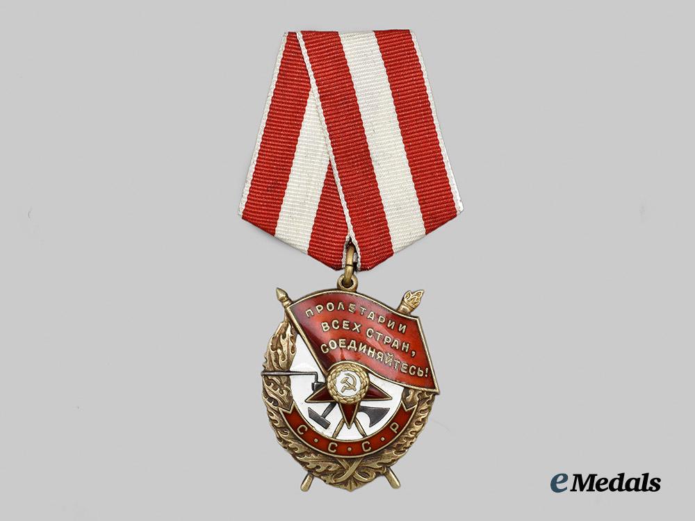 russia,_soviet_union._an_order_of_the_red_banner,_type_i_v,_to_lieutenant_colonel_aleksandr_alexeyevich_zhilyakov___m_n_c8453
