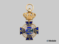 Bavaria, Kingdom. A Royal Order of Merit of St. Michael, I Class Knight’s Cross Miniature in Gold, c. 1860