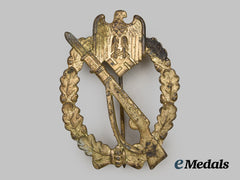 Germany, Wehrmacht. An Infantry Assault Badge, Bronze Grade, by an Unknown Maker