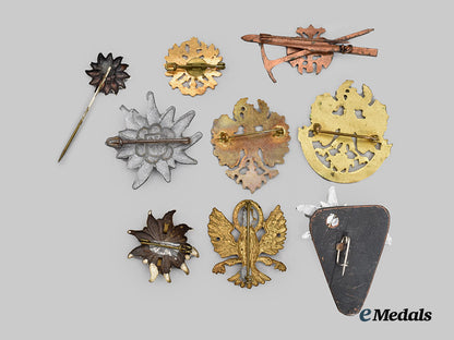 germany,_third_reich._a_mixed_lot_of_gebirgsjäger_and_tyrol_marksmanship_badges___m_n_c8689