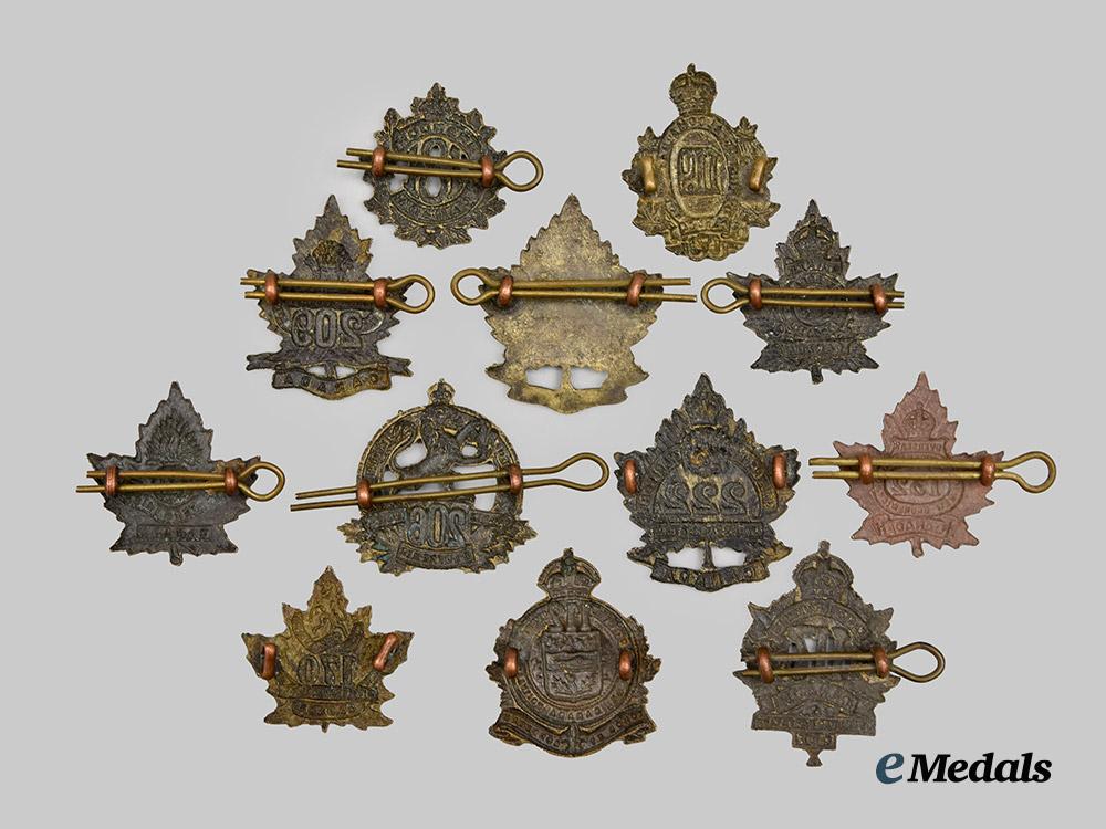 canada,_c_e_f._a_lot_of_twelve_first_war_collar_badges___m_n_c8706