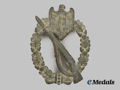 Germany, Wehrmacht. An Infantry Assault Badge, Bronze Grade, by Julius Bauer & Co.