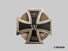 Germany, Imperial. A 1914 Iron Cross I Class, One-Piece Screwback Version by Otto Schickle, c. 1937