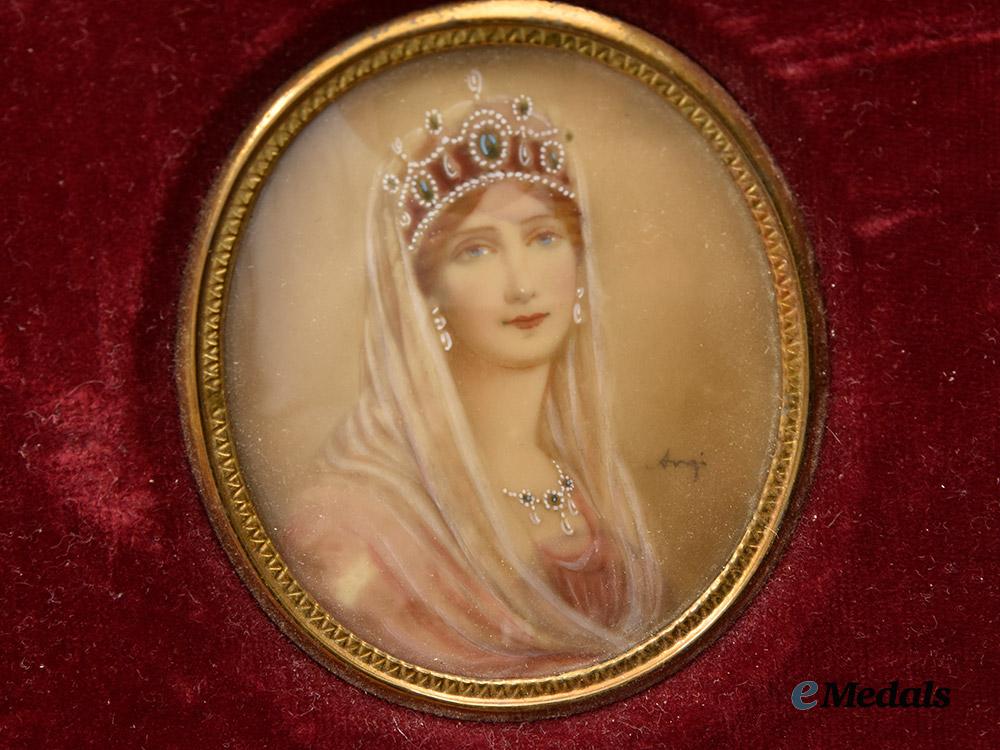 france,_kingdom._framed_miniature_portraits_of_napoleon_and_marie_louise___m_n_c8795
