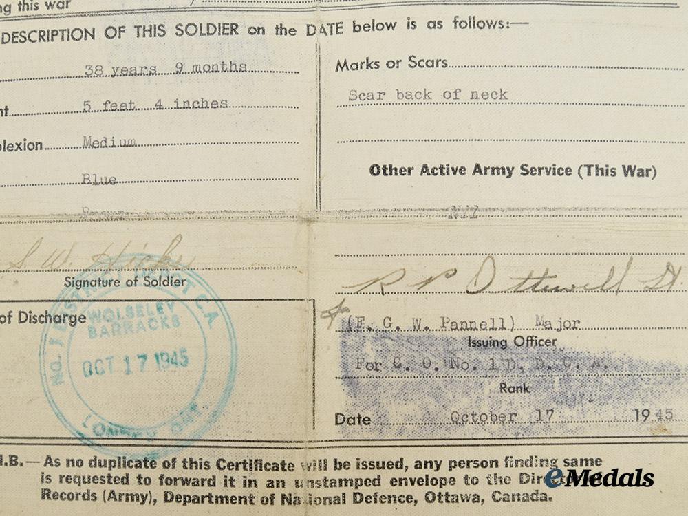 a_second_war_medal&_articles_to_the_royal_canadian_regiment___m_n_c8891