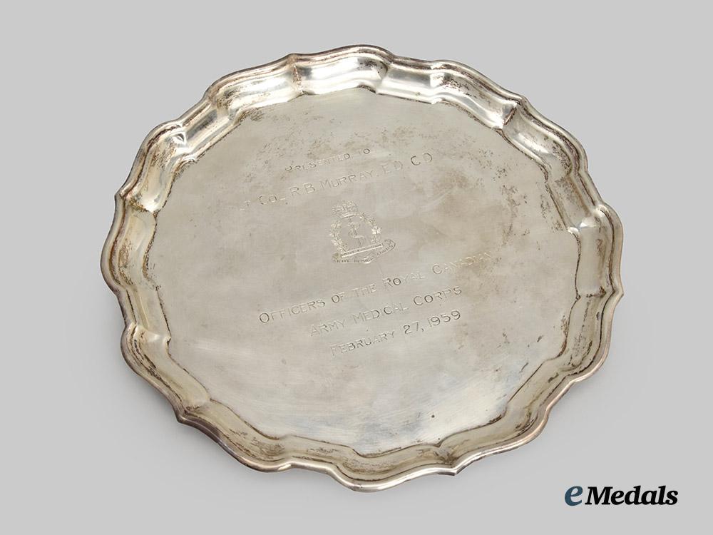 a_sterling_silver_rcamc_presentation_plate_to_lieutenant_colonel_murray___m_n_c8952