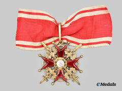 Russia, Imperial. An Order of St. Stanislaus, III Class with Swords, c.1917