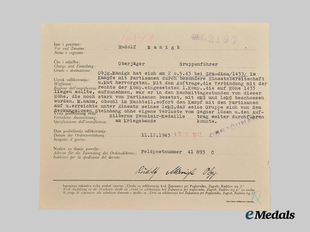 croatia,_independent_state._an_order_of_the_crown_of_king_zvonomir,_silver_medal_for_anti-_partisan_actions,_to_oberjäger_rudolf_manigk___m_n_c9167