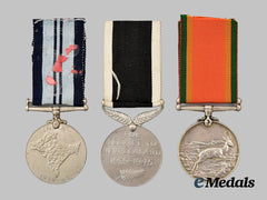 United Kingdom. Three Service Medals