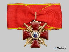 Russia, Empire. An Order of St. Anna, II. Class with Swords (Military Division) by Eduard