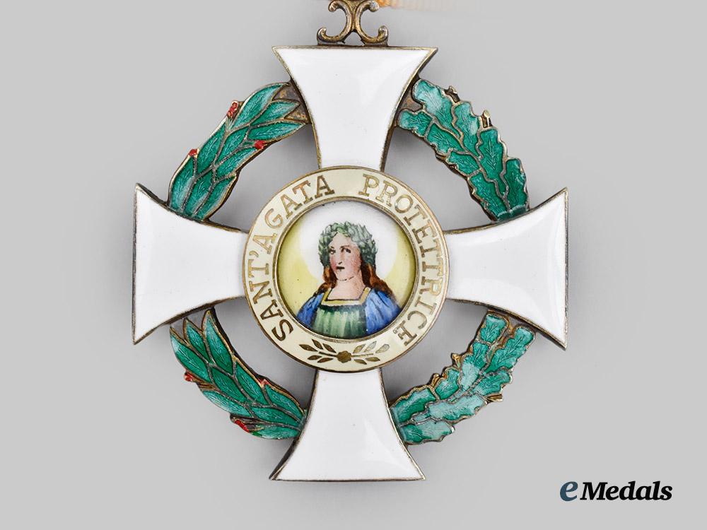 san_marino,_republic._an_order_of_st._agatha,_i_i_i_class_commander___m_n_c9313