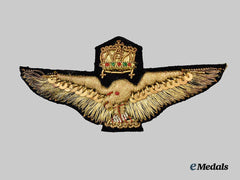 Hungary, Kingdom. A Royal Hungarian Air Force Pilot’s Badge, Cloth Version