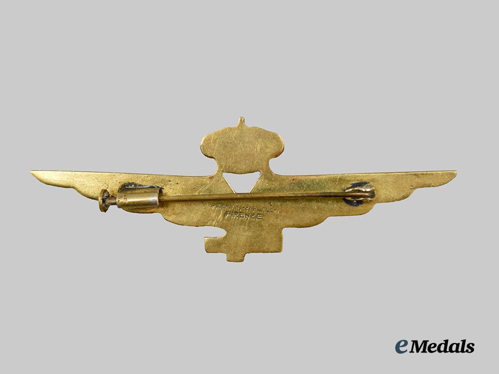 italy,_fascist_state._a_second_war_royal_italian_air_force_pilot_badge,_c.1941___m_n_c9320