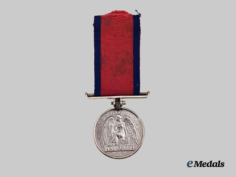 united_kingdom._a_waterloo_medal_to_private_william_hilliard,42nd_regiment/_royal_highland_regiment___m_n_c9327