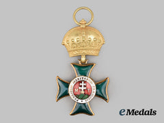Hungary, Empire. An Order of Saint Stephen of Hungary, Knight’s Cross, Made by Rothe & Neffe, c. 1960