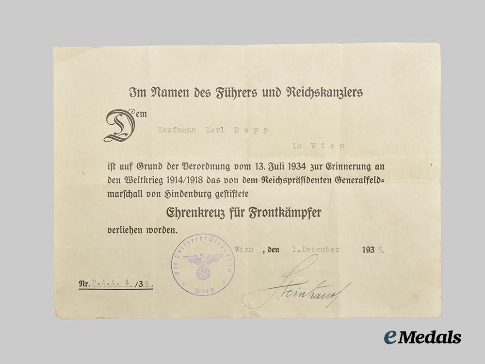 germany,_heer._a_pair_of_award_documents_to_hauptmann_der_reserve_karl_rapp,_panzer_troops___m_n_c9375