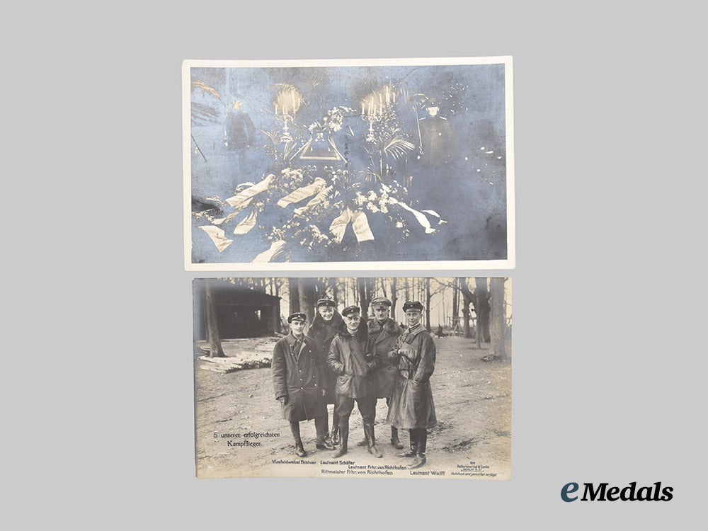 germany,_imperial._a_lot_of_postcards_depicting_manfred_von_richthofen___m_n_c9403
