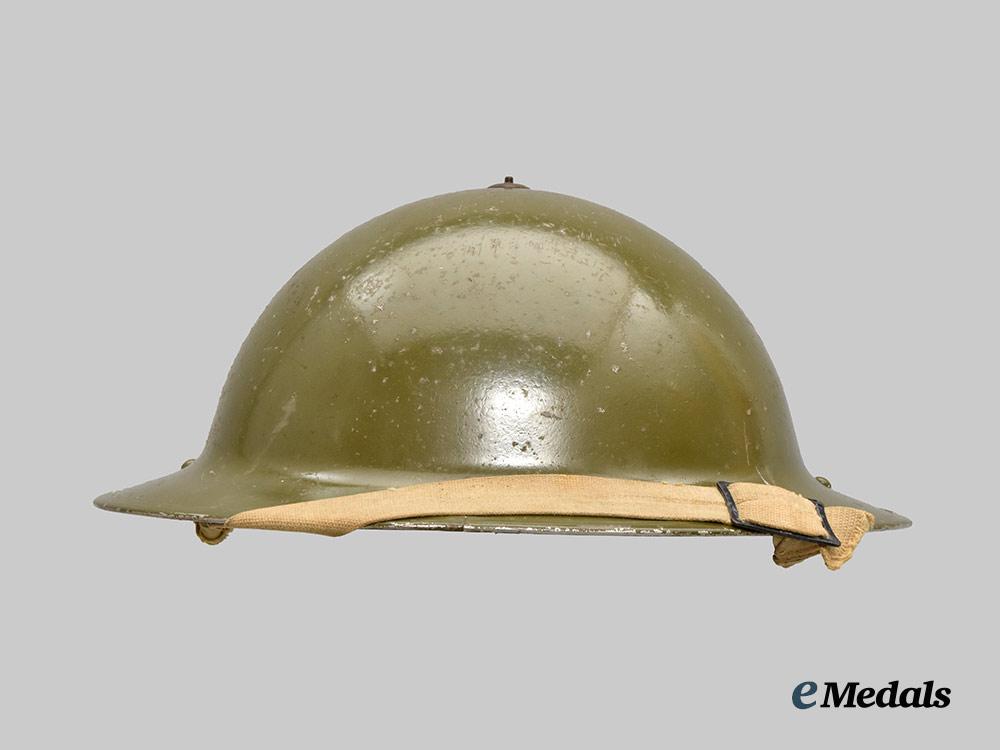 Canada, Dominion. A Mark II Brodie Steel Helmet, Type II, by the Canad