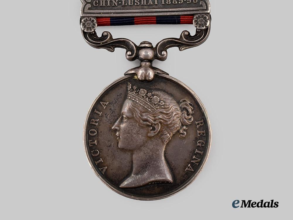 united_kingdom._an_indian_general_service_medal_to_pte._g._stewart,1st_battalion_king’s_own_scottish_borderers,_with_chin-_lushai1889-90_clasp___m_n_c9501