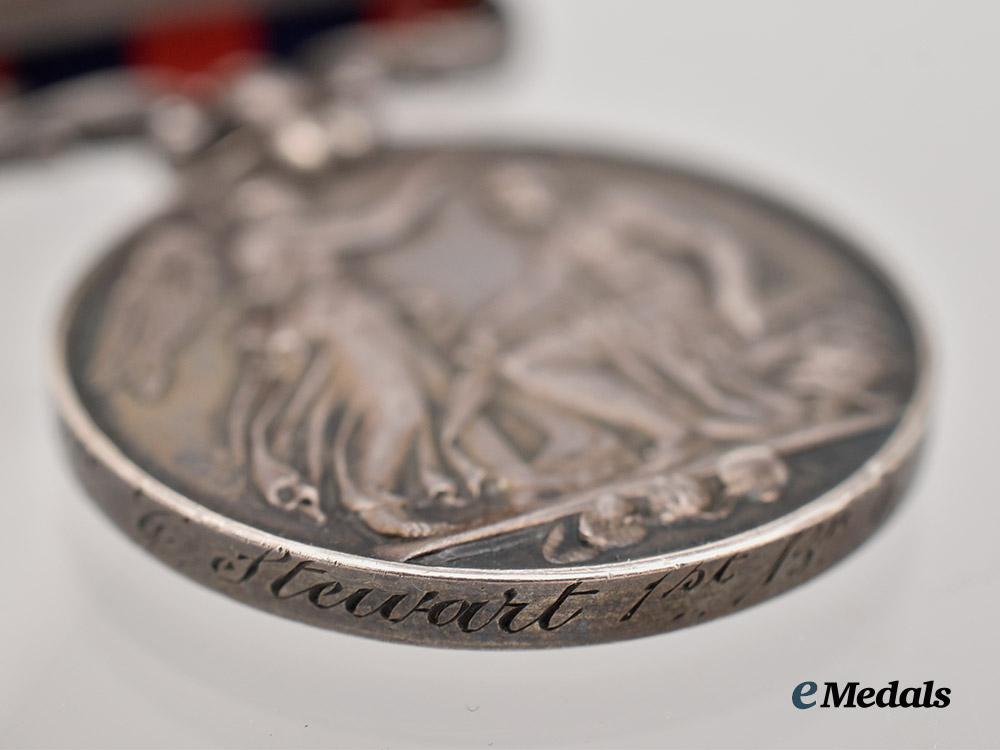 united_kingdom._an_indian_general_service_medal_to_pte._g._stewart,1st_battalion_king’s_own_scottish_borderers,_with_chin-_lushai1889-90_clasp___m_n_c9505
